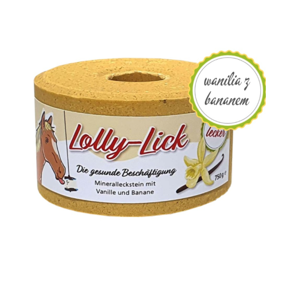 Lizawka Lolly-Lick wanilia z bananem 750g